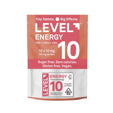 Photograph of product: ENERGY TH-oui+TH-ouiV+CBG (10 X 10MG) TABLETS