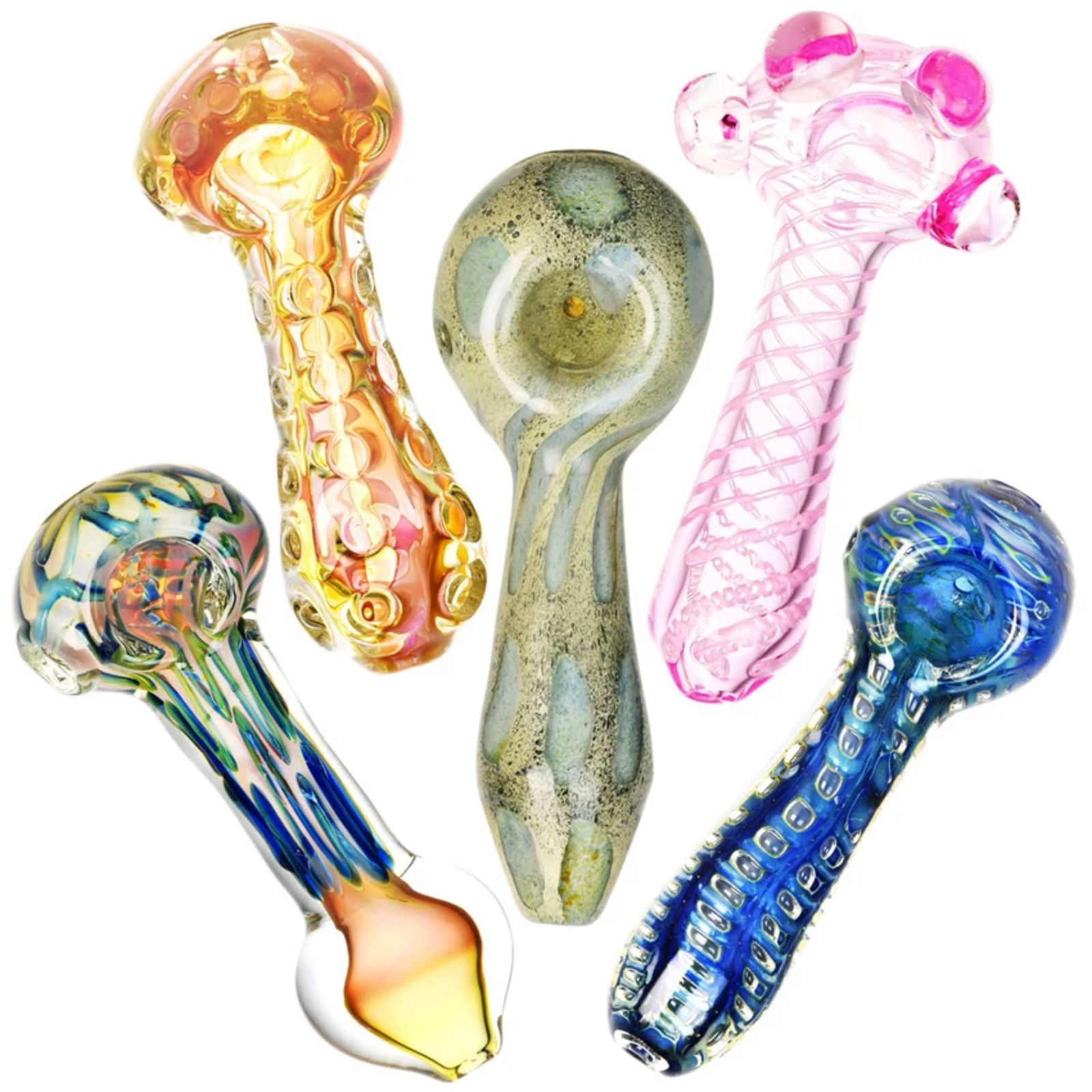 Photograph of product: Pipe | Fancy Worked Spoon Pipe | AGF