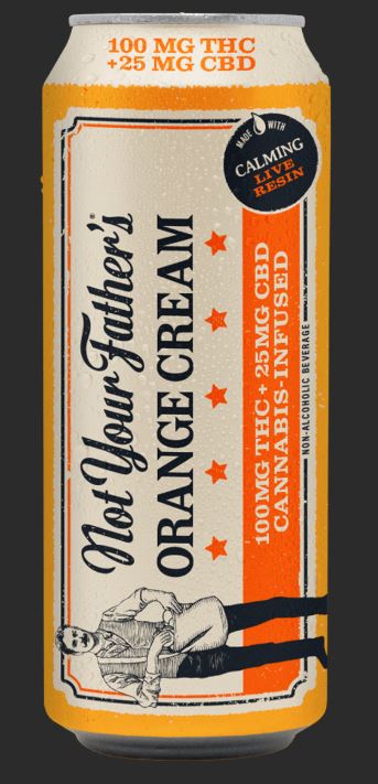 Photograph of Product: NOT YOUR FATHERS LIVE RESIN SODA - ORANGE CREAM 100MG (1CT) - 100 MG