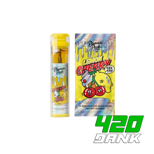 Photograph of product: Pressure Pack - au chocolat Rosin Vape - Lemon Cherry Gelato