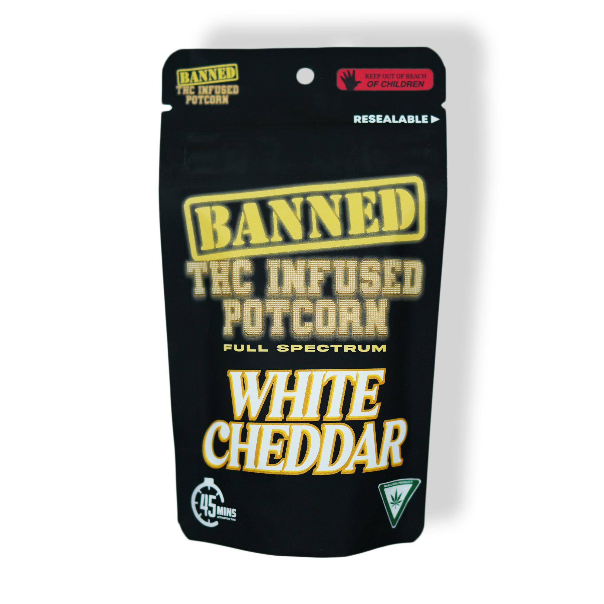 Photograph of product: Banned - Birthday Cake Infused Popcorn 200mg