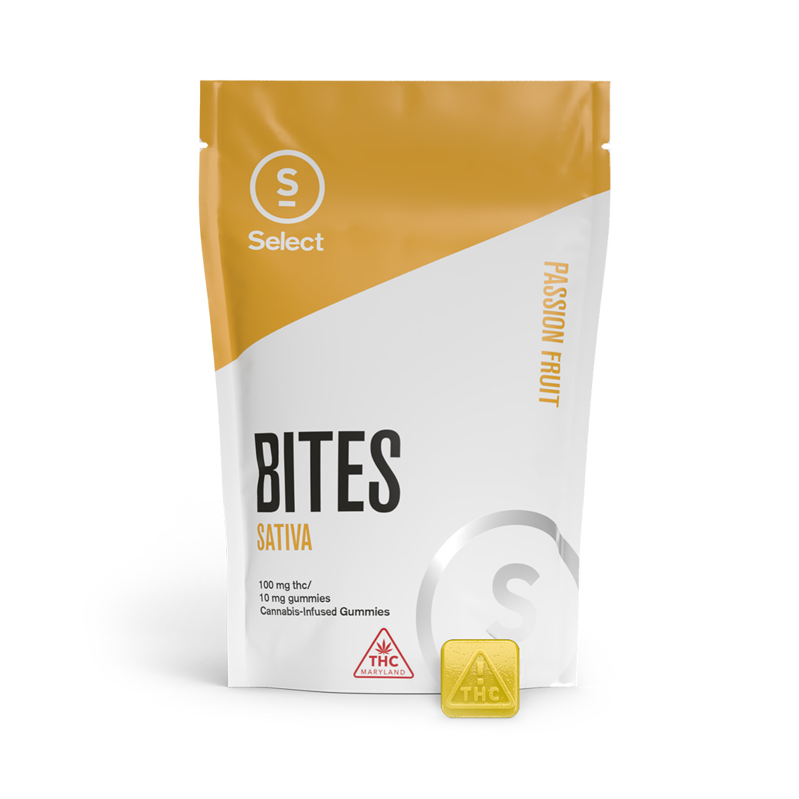 Photograph of product: SL Passion Fruit Bites 10-Pack | 100mg $15