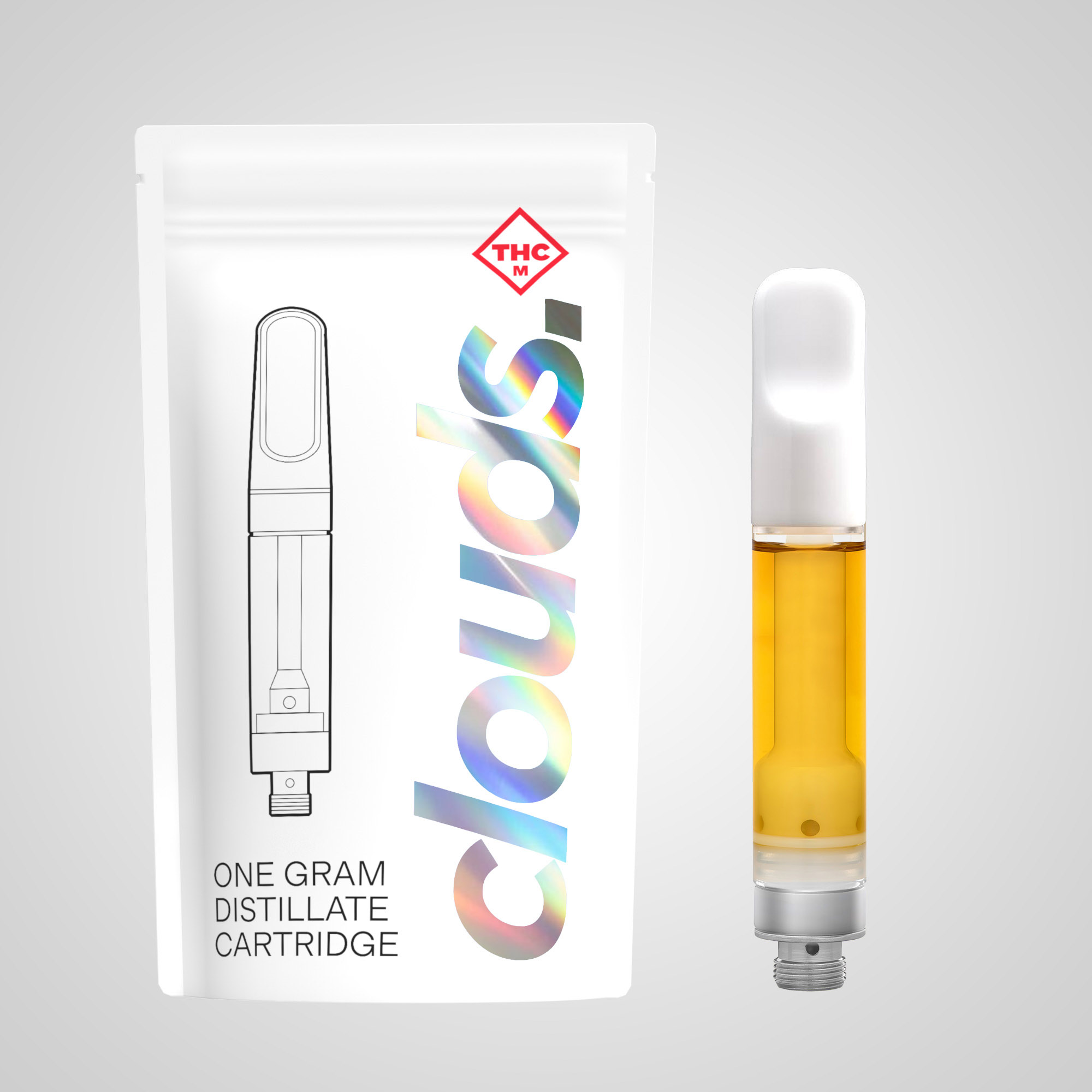 Photograph of product: Clouds - Cartridge Peach Ringz - 1g