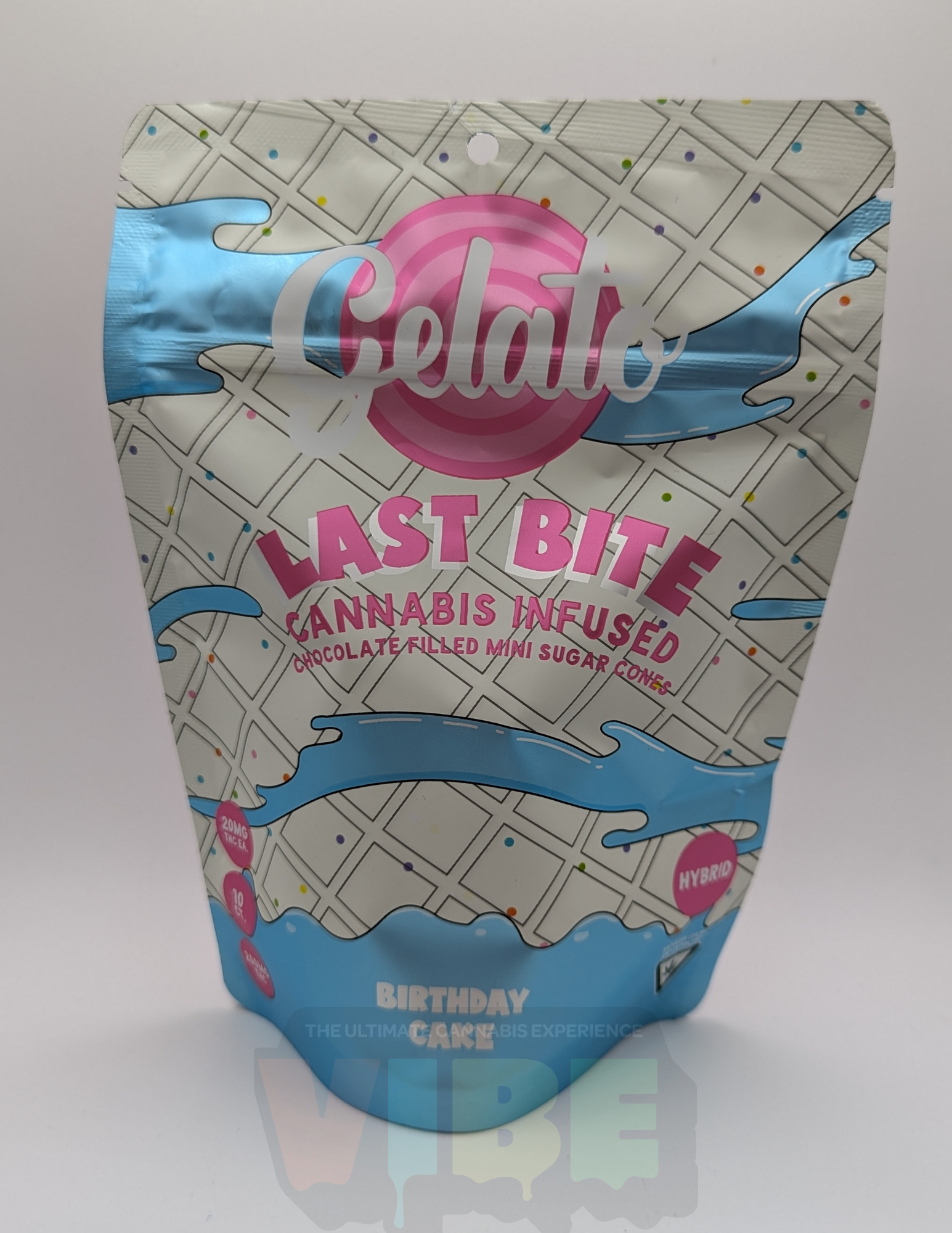 Photograph of product: Jungle Juice | Birthday Cake Cones | 200mg | REC