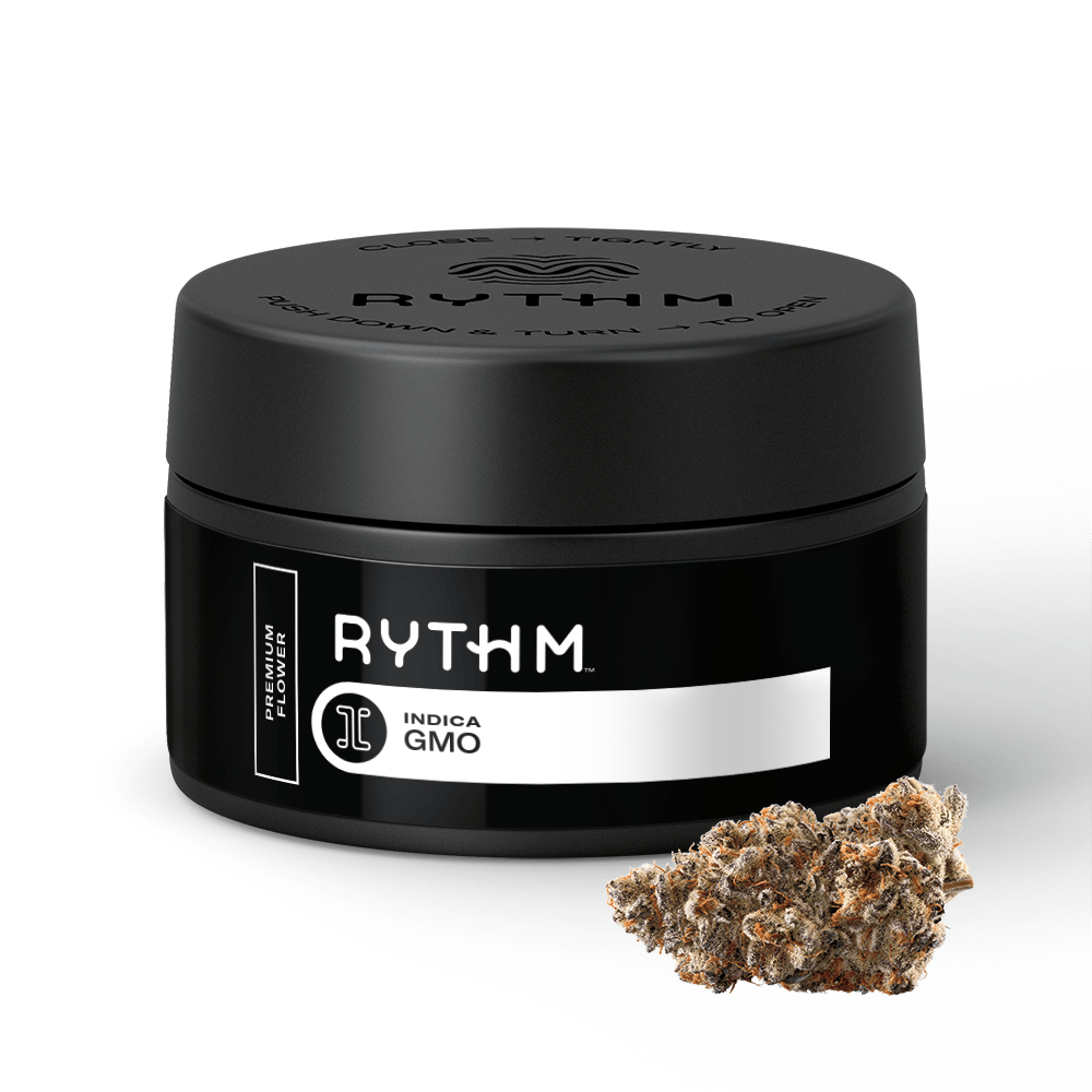Photograph of product: Rythm | GMO | 2.46% terps - 3.5g