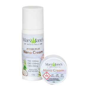 Photograph of Product: Mary Jane's Medicinals - 3.3oz 4000mgCBD:250mgCBG:250mgCBC - Topicals - CBD Nano Salve