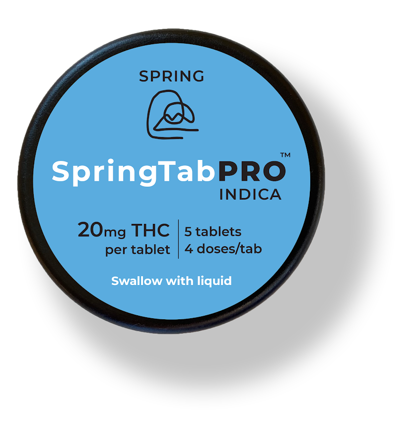Photograph of product: Spring TabPro | Oui'd 5pk/20mg | 100mg TH-oui