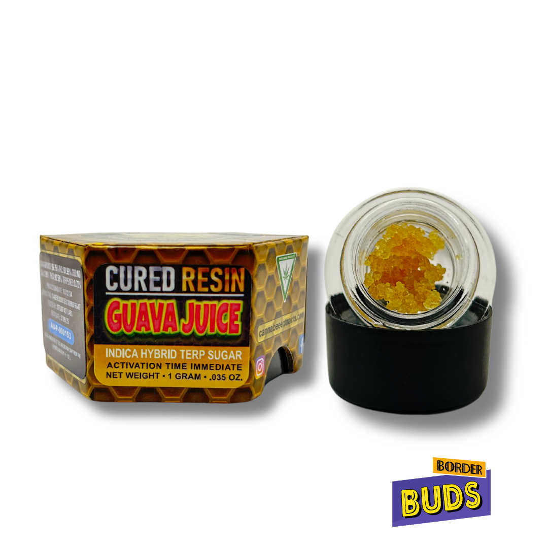 Photograph of product: Guava Juice | Cannabee Extracts | 1g | Cured Resin Terp Sugar