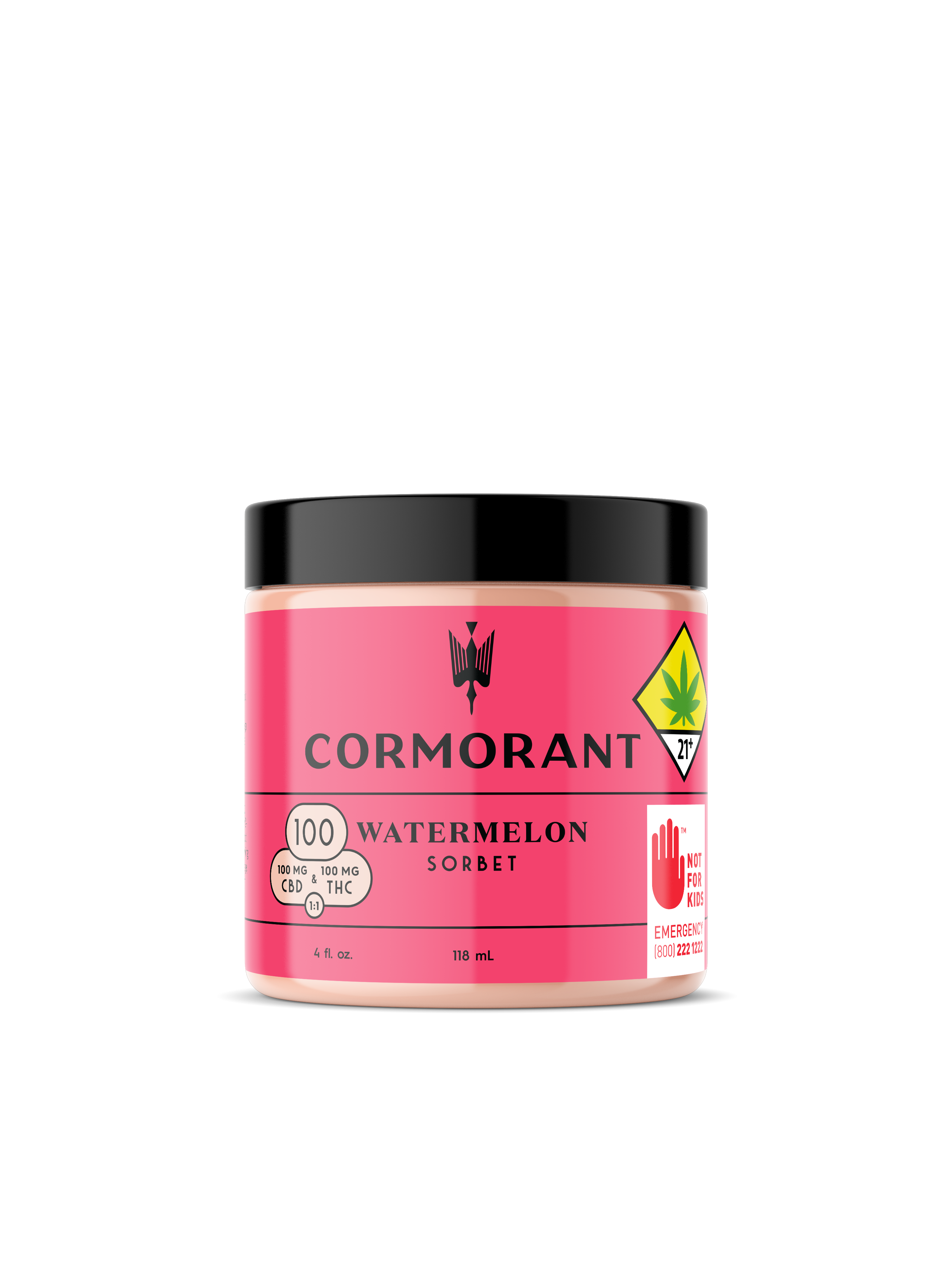 Photograph of product: Cormorant Watermelon 1:1 Sorbet 4oz