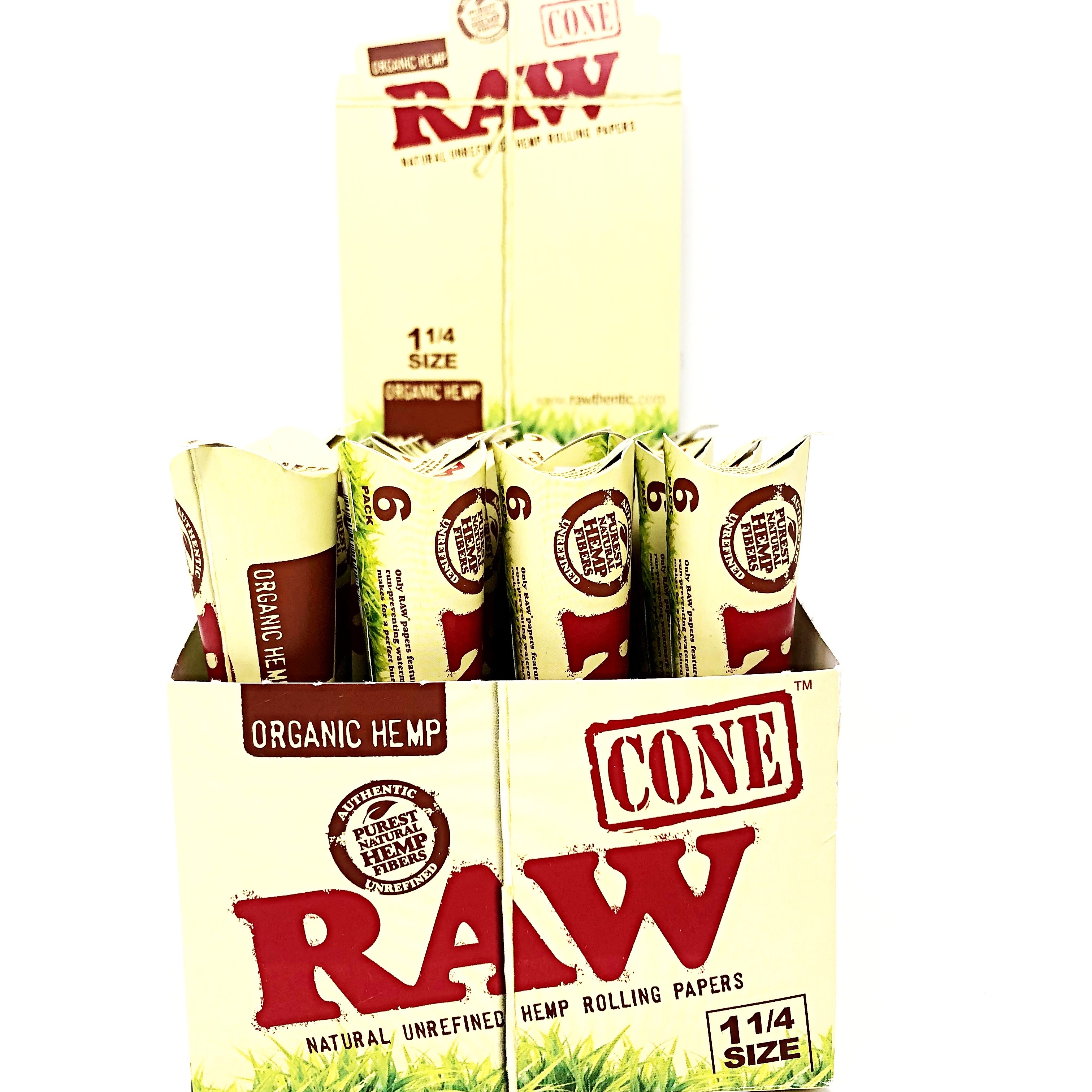 Photograph of product: Raw Organic Cones King Size