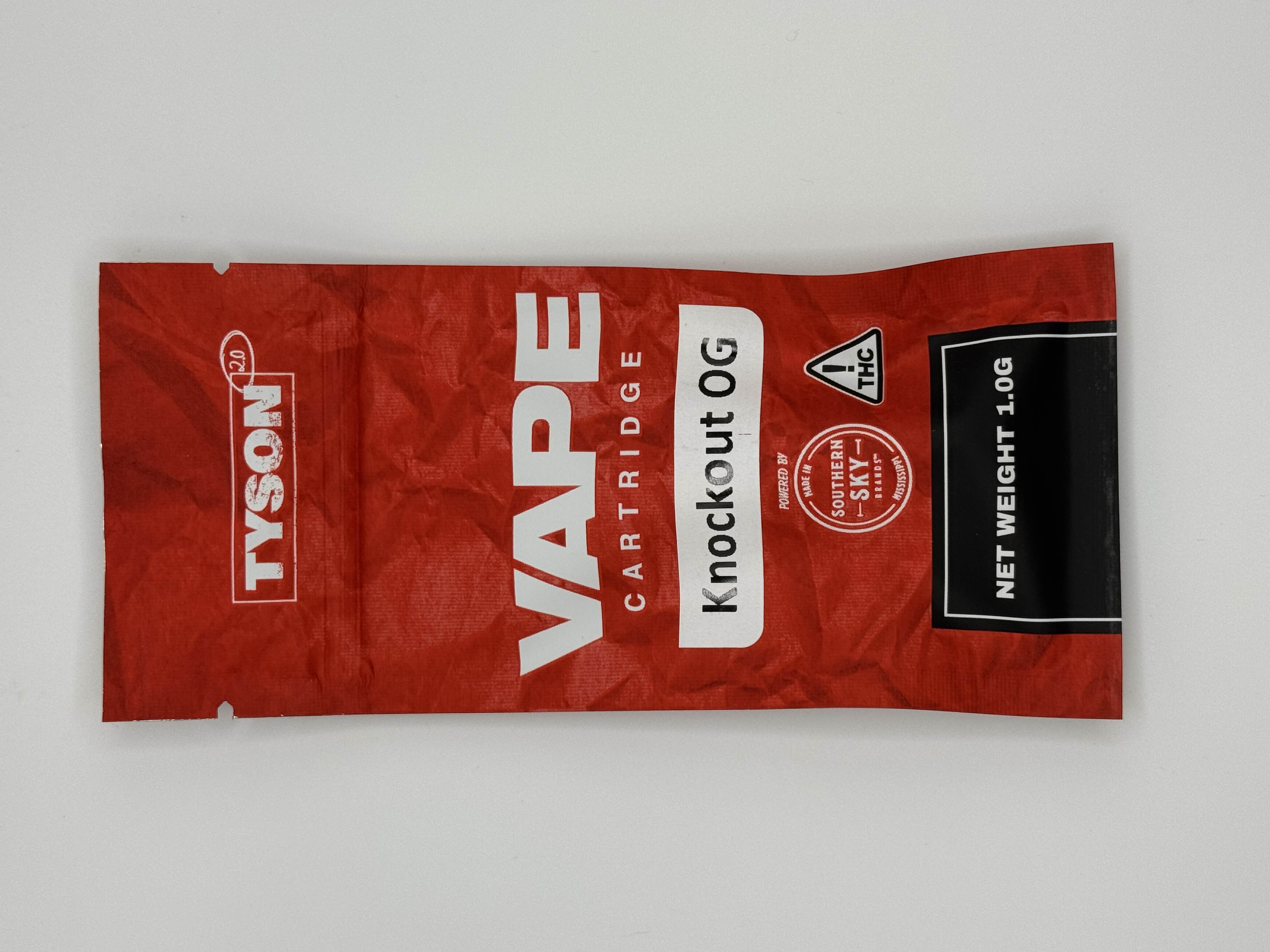 Photograph of product: Knockout OG Vape Cart