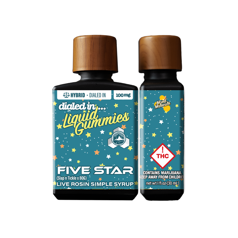 Photograph of product: Dialed In - Liquid Gummies - Five Star (H)