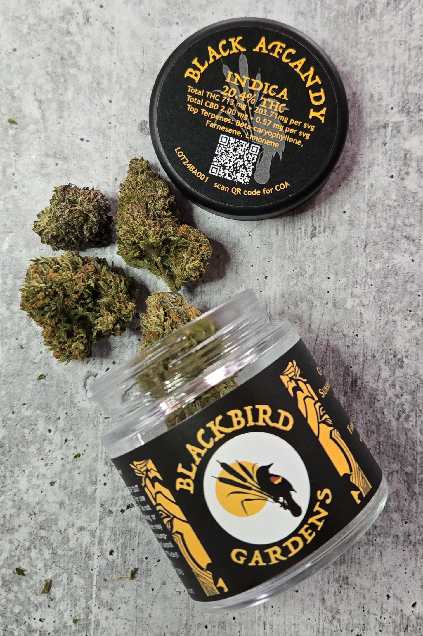 Photograph of product: Black Afcandy  | Flower | 3.5g
