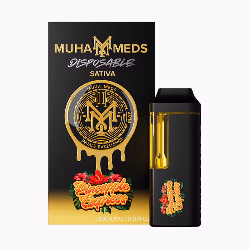 Photograph of product: Muha Meds - Disposable Vape - (2g) - Oui'd - **PINEAPPLE EXPRESS** (3/$50)