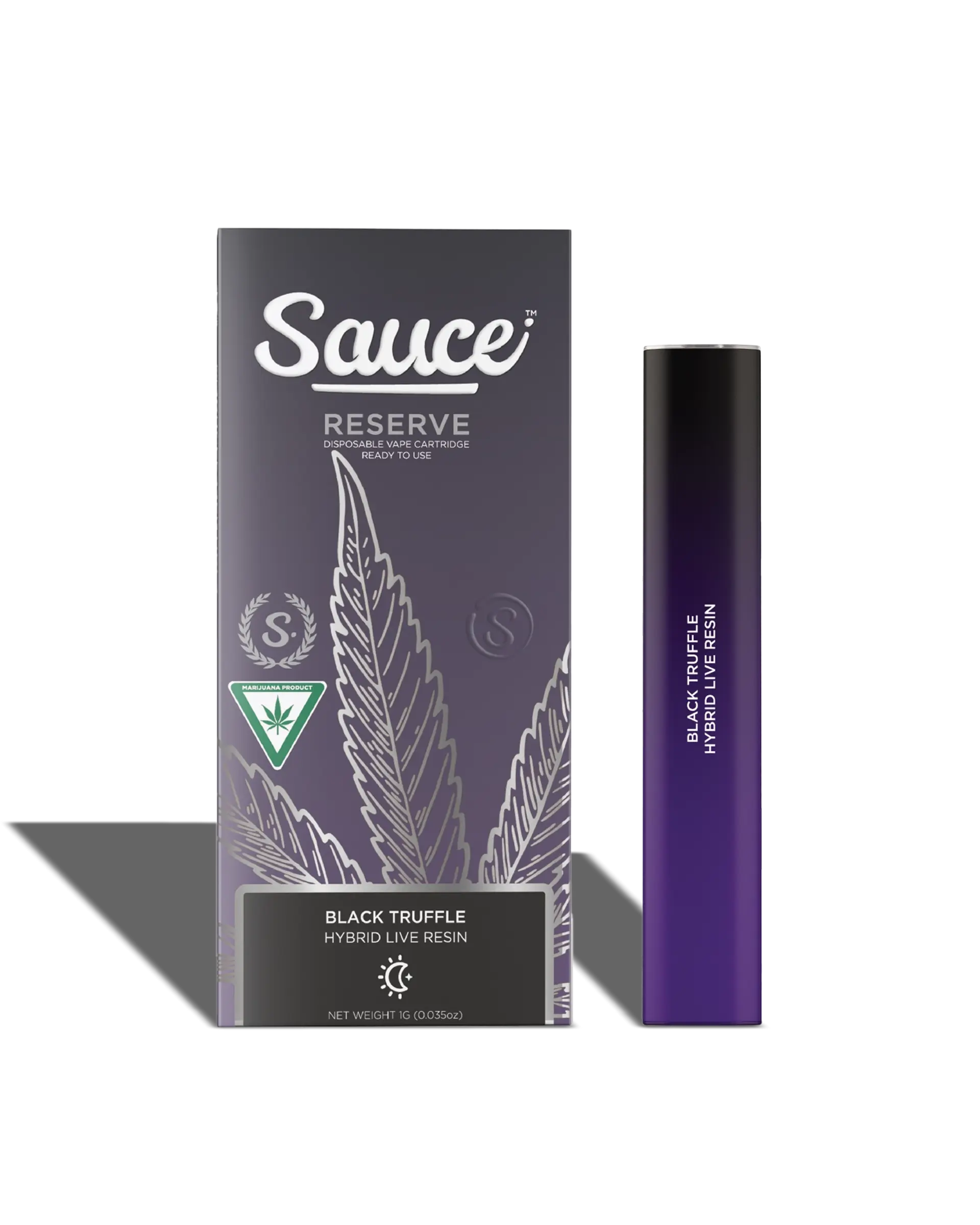 Photograph of product: SAUCE ESSENTIALS | BLACK TRUFFLE LIVE RESIN DISPOSABLE VAPE