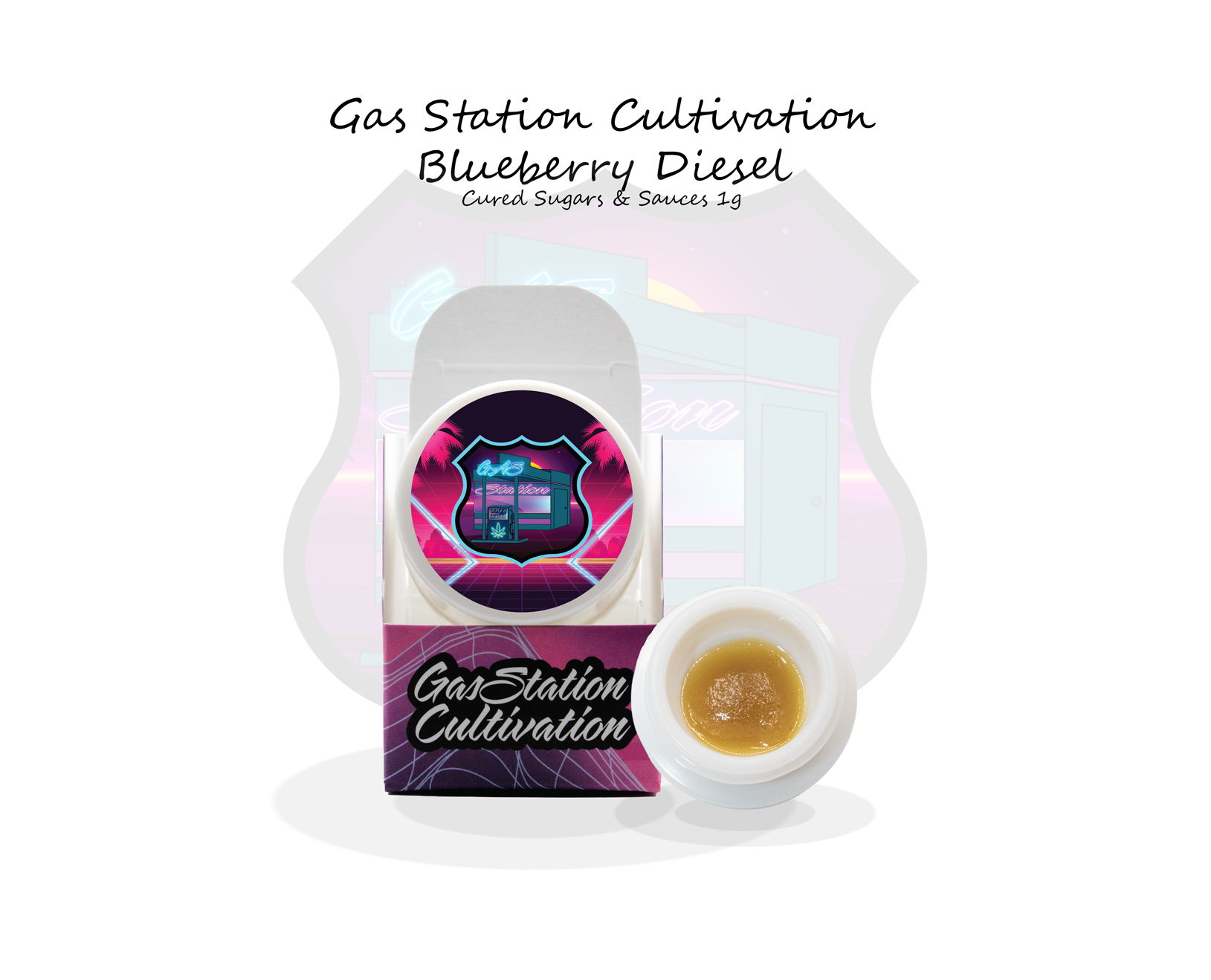 Photograph of product: Gas Station Cultivation | Blueberry Diesel | Cured S&S