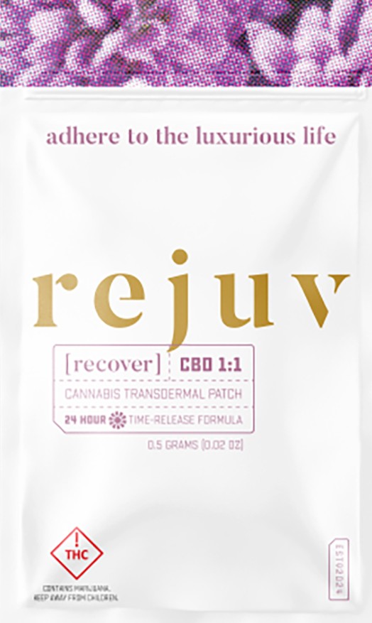 Photograph of product: Rejuv Patches - Recover - 1:1 TH-oui:CBD (15mg)