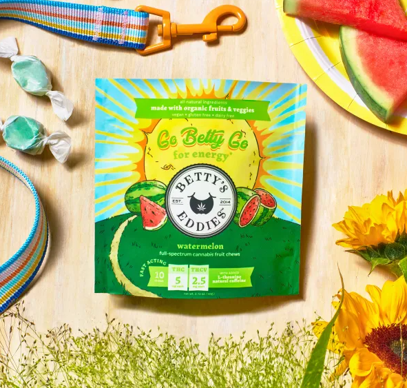 Photograph of product: Wild Watermelon Chews 50mg (10pk) (S)