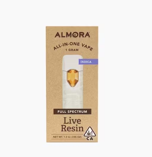 Photograph of product: Almora Farm Governmint Oasis Oui'd Live Resin Full Spectrum AIO 1g