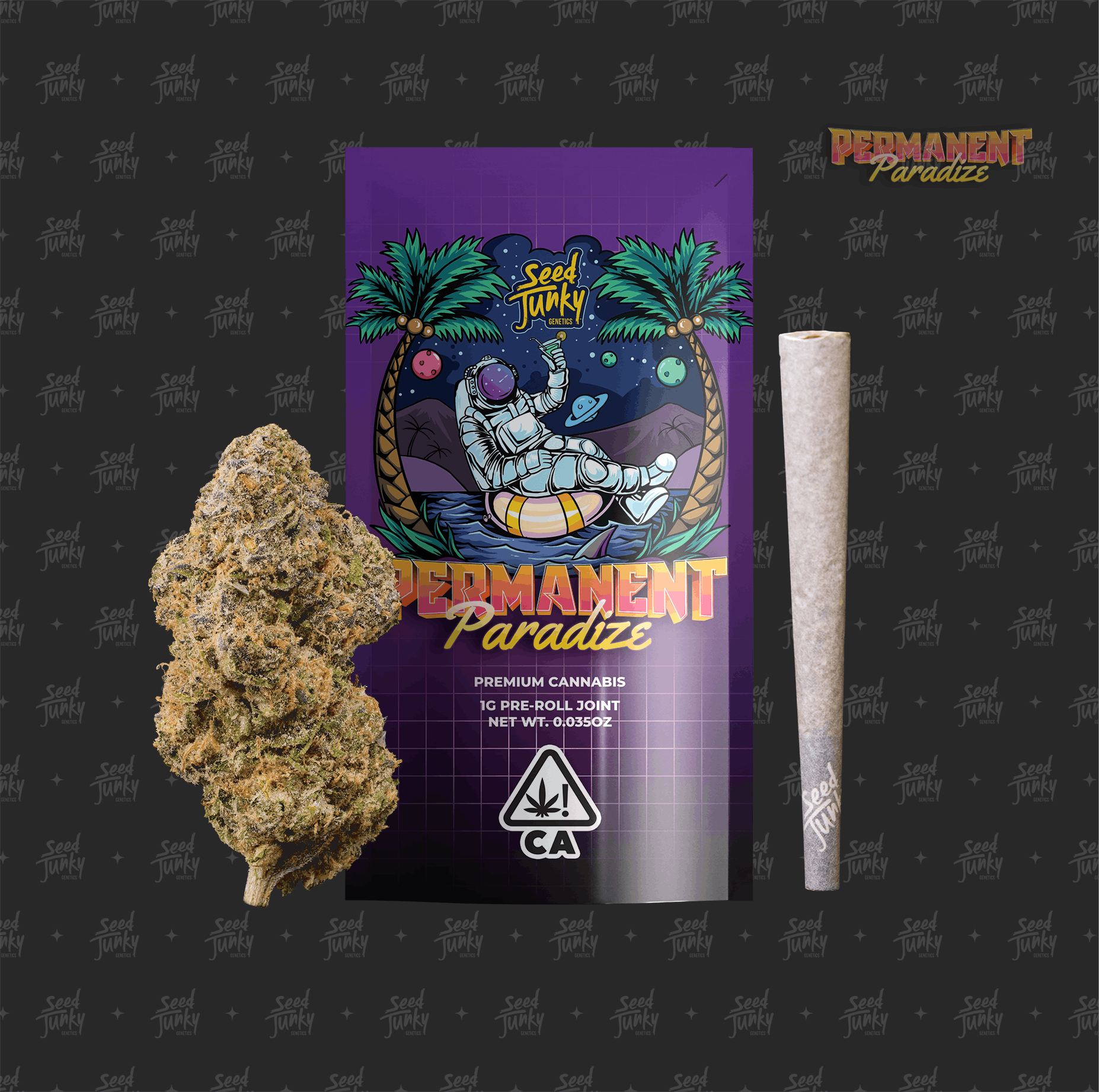 Photograph of product: Seed Junky - Pre-Roll - Permanent Paradize