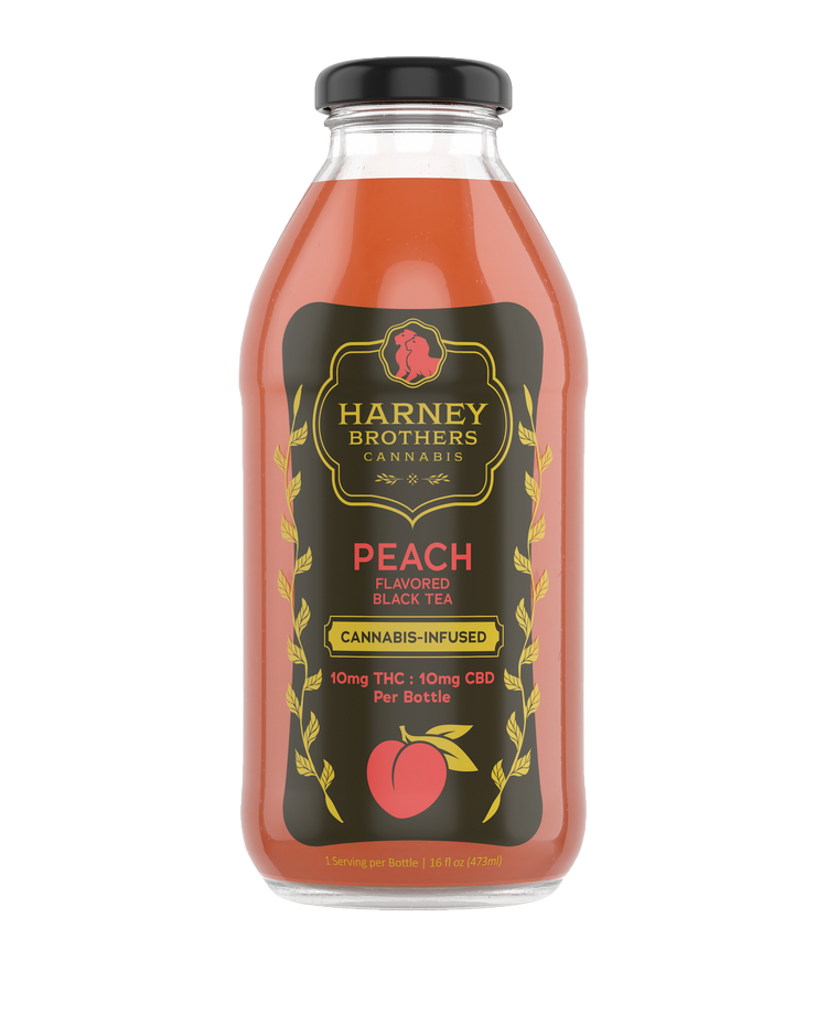 Photograph of product: Harney Brothers- Peach Tea- 10mg- 16oz