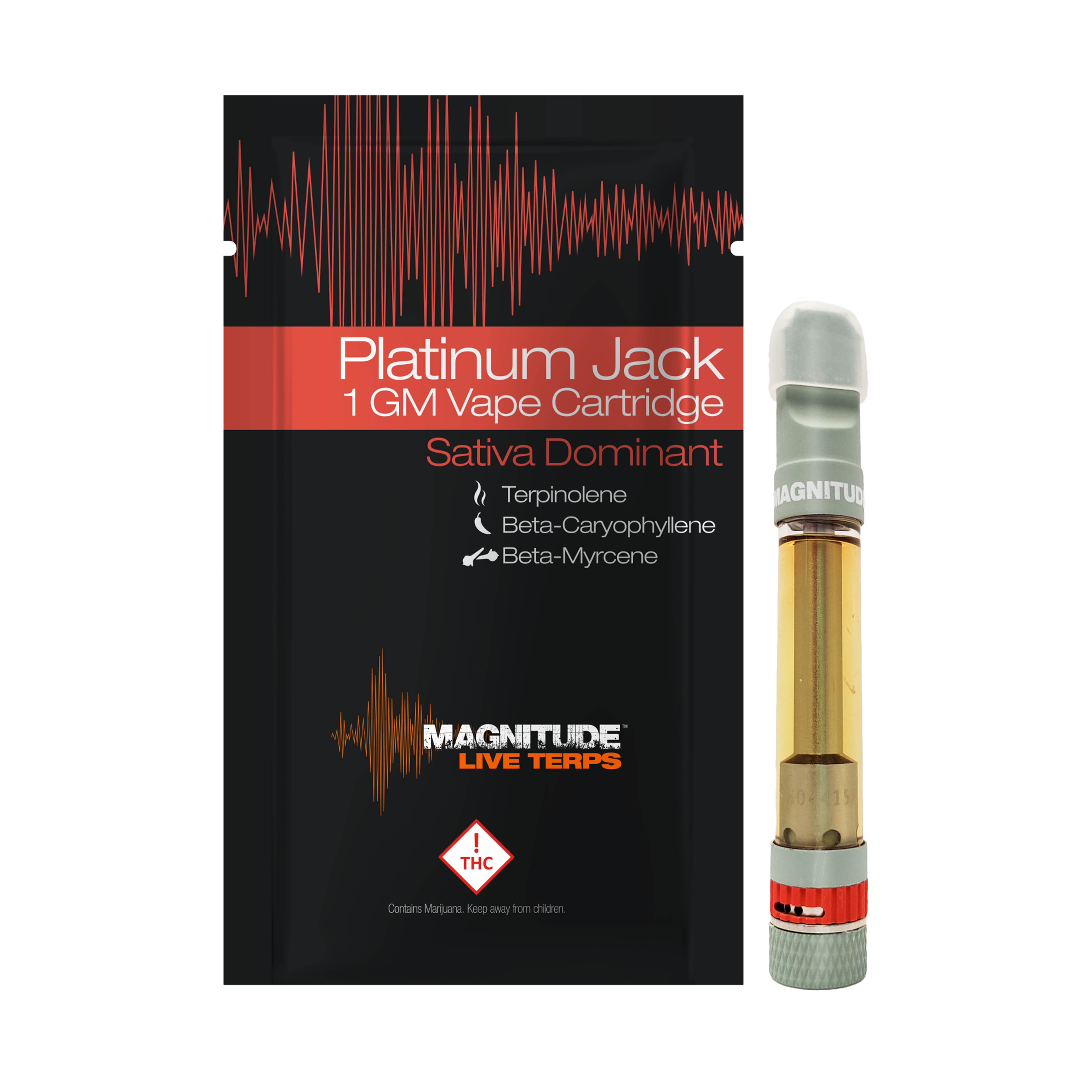 Photograph of product: Magnitude | Platinum Jack | 1g Cartridge