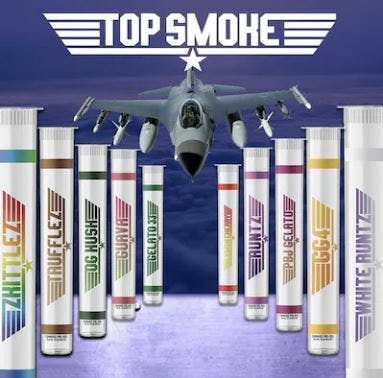 Photograph of product: TOP SMOKE | GG4 | PREROLL | 1G