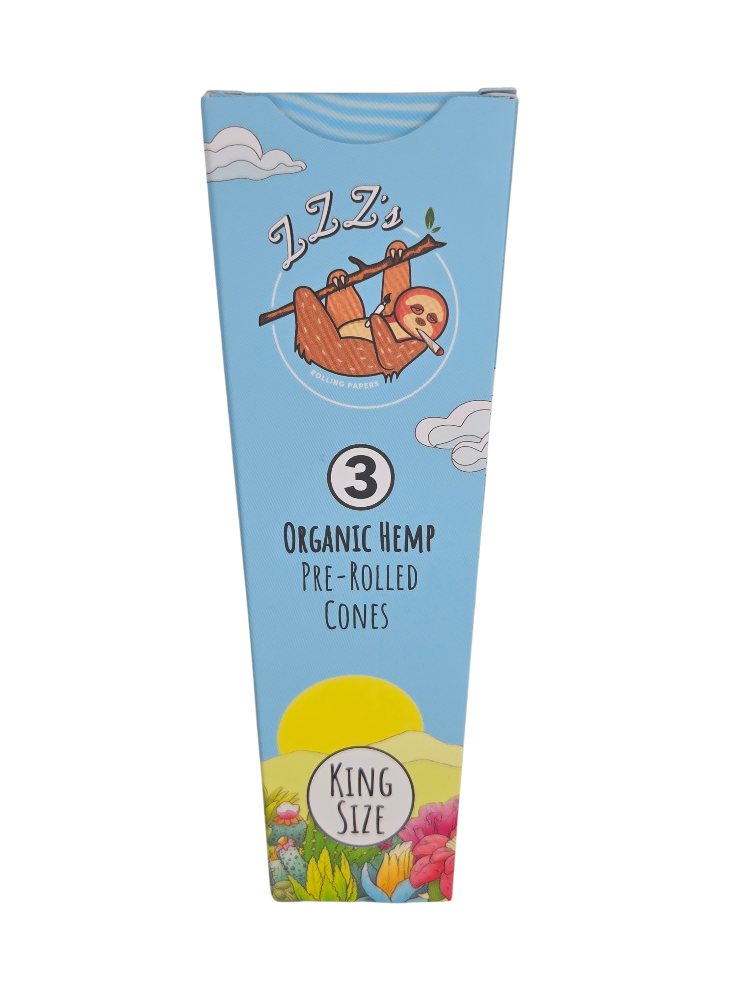 Photograph of product: King Size Cones | "Stoner Sloth"