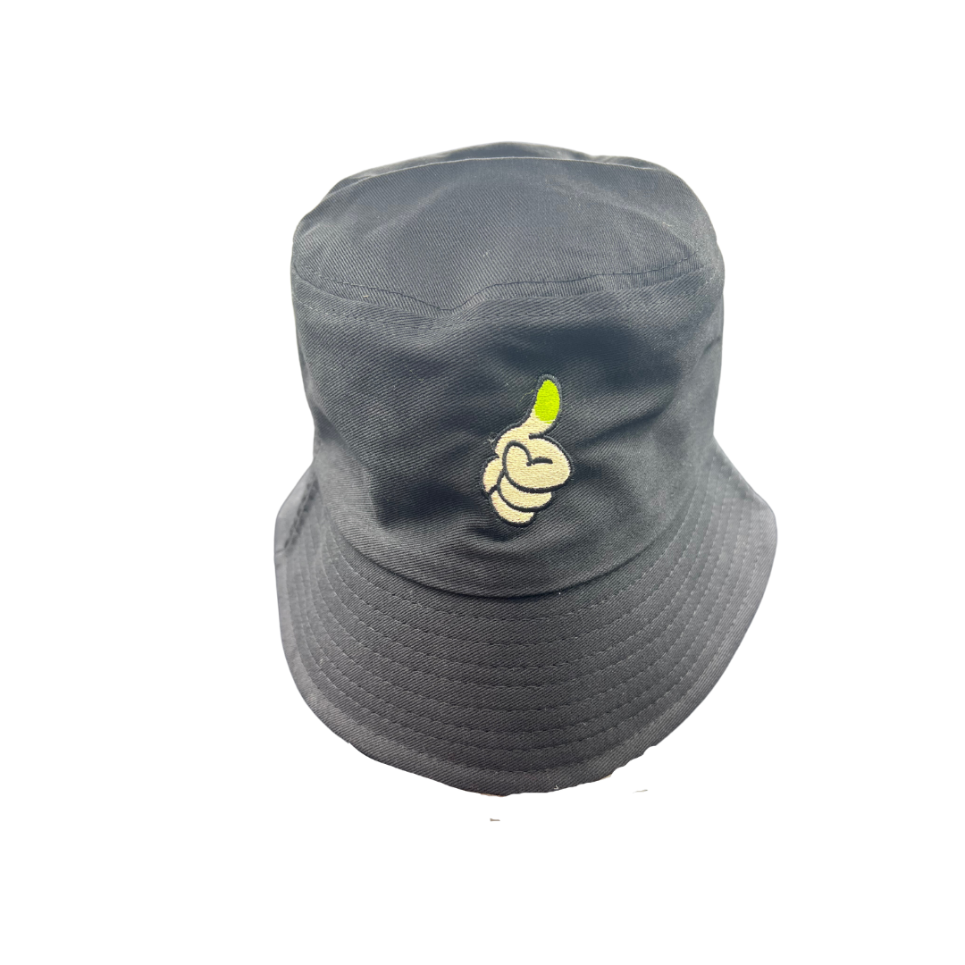 Photograph of product: Bucket Hat Embroidered Black YGT Logo