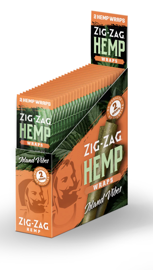 Photograph of product: ZIG-ZAG HEMP WRAPS ISLAND VIBES