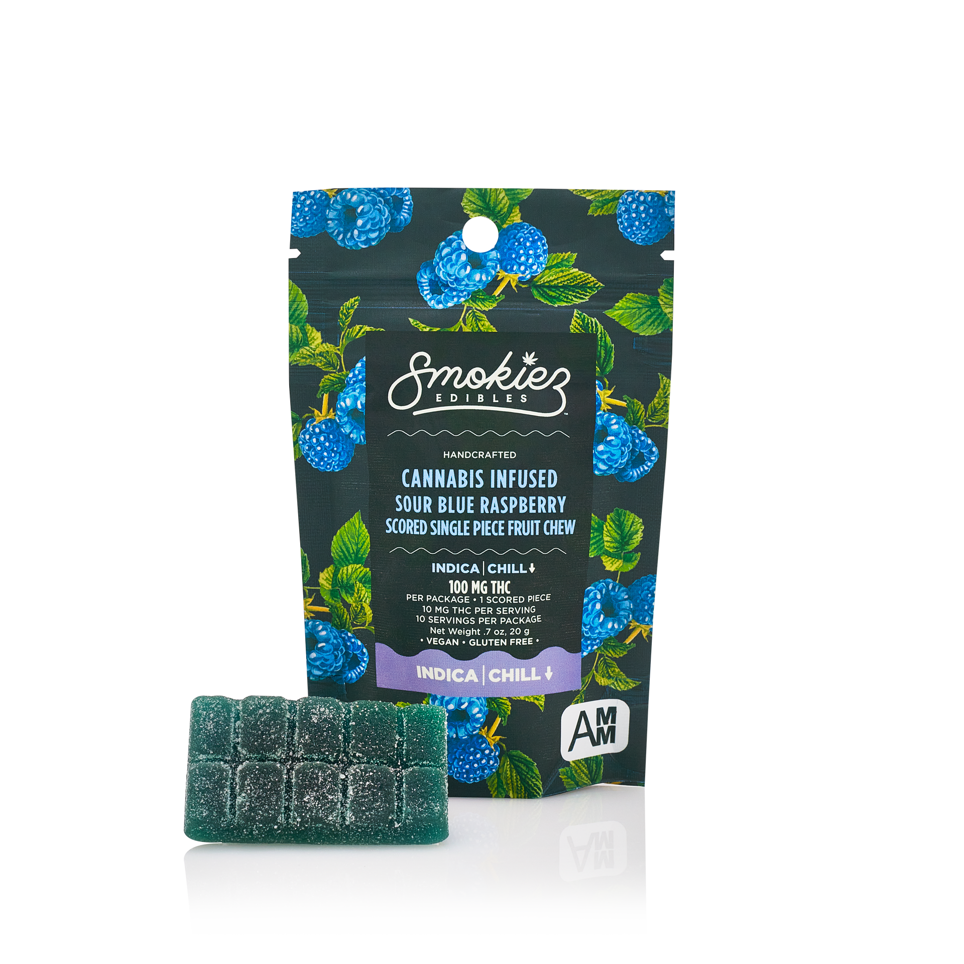 Photograph of product: Blue Raspberry Sour Oui'd Gummies