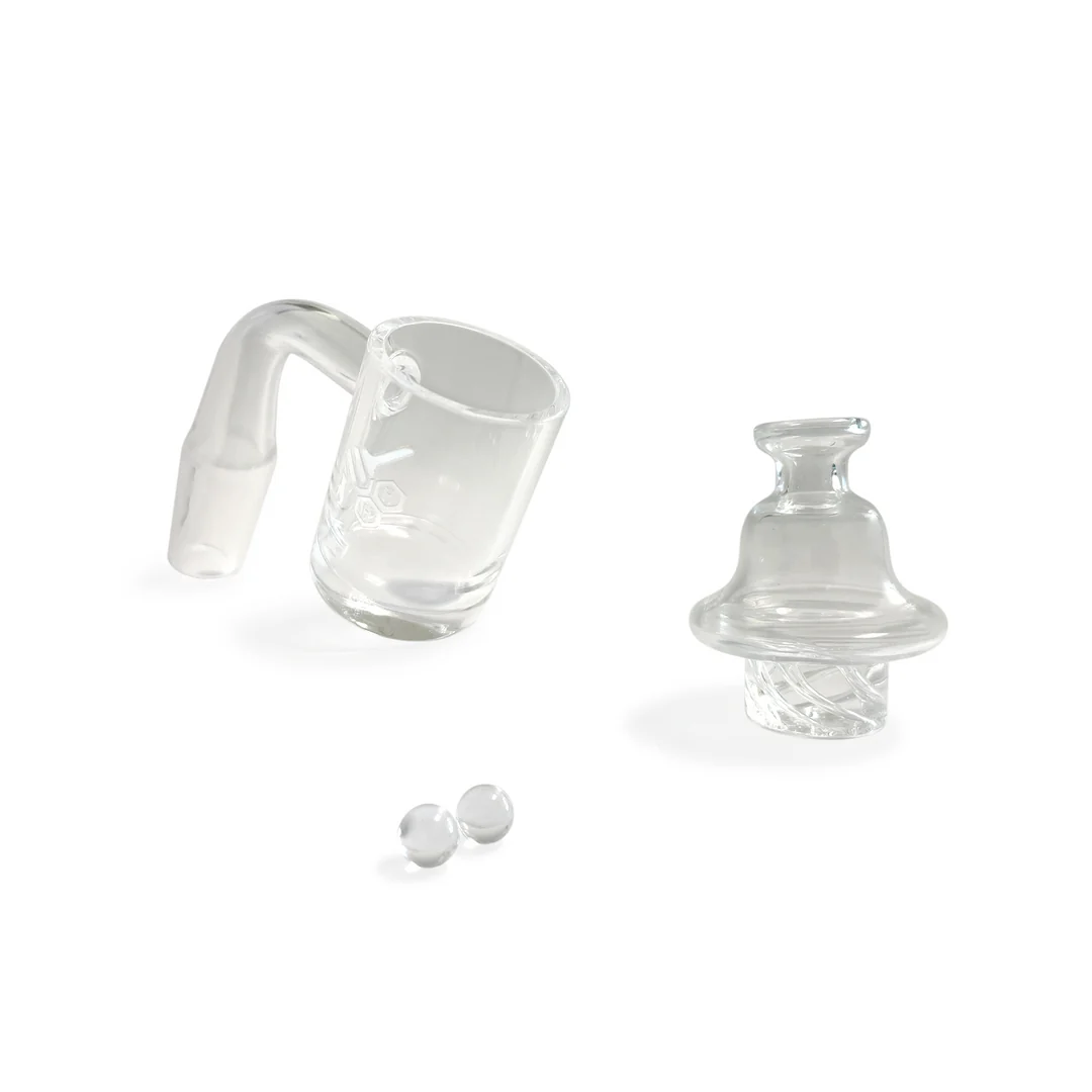 Photograph of Product: CannaDevices | Honeybee Herb - Banger, Carb Cap & Pearls Set
