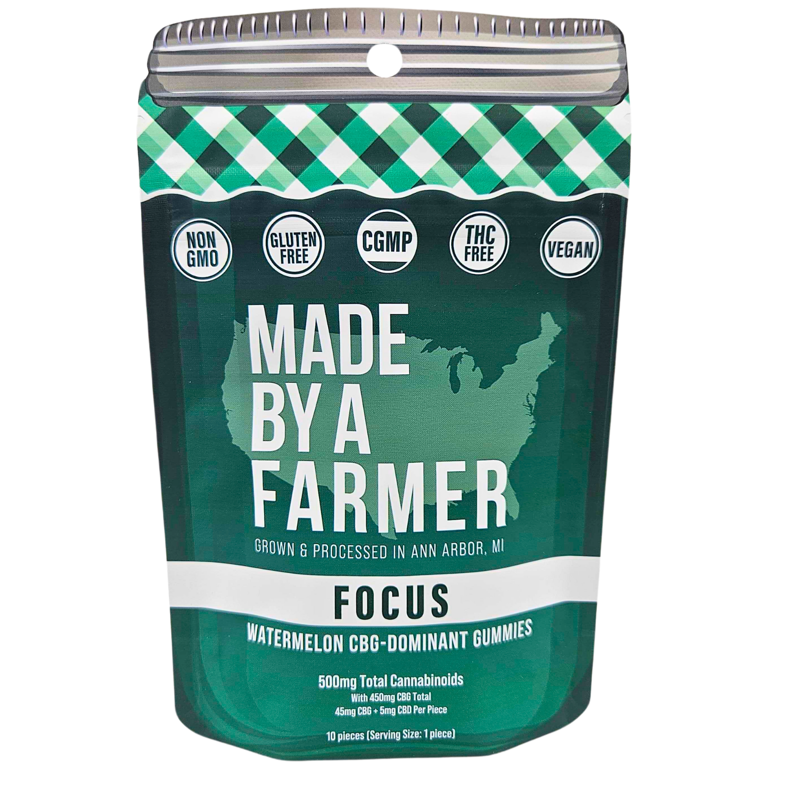 Photograph of Product: MADE BY A FARMER | CBD | Gummies | Focus | CBD:CBG