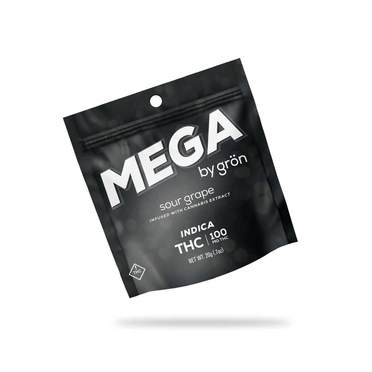 Photograph of product: Sour Grape 100MG Oui'd Mega Pearl, Grn (Taxes Included)