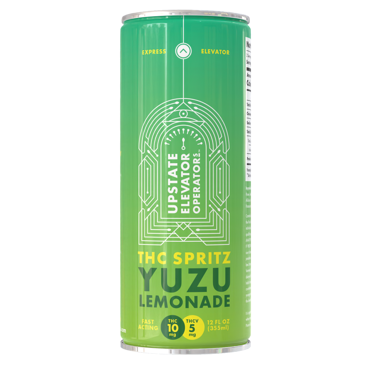Photograph of Product: 10mg THC + 5mg THCV Yuzu Lemonade Spritz