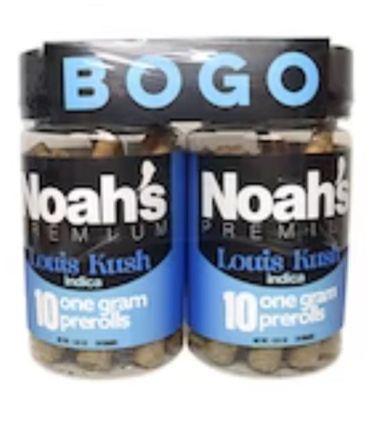 Photograph of product: Noah's Oui'd Premium BOGO 2x10- Pack 1g Pre-Rolls - 
