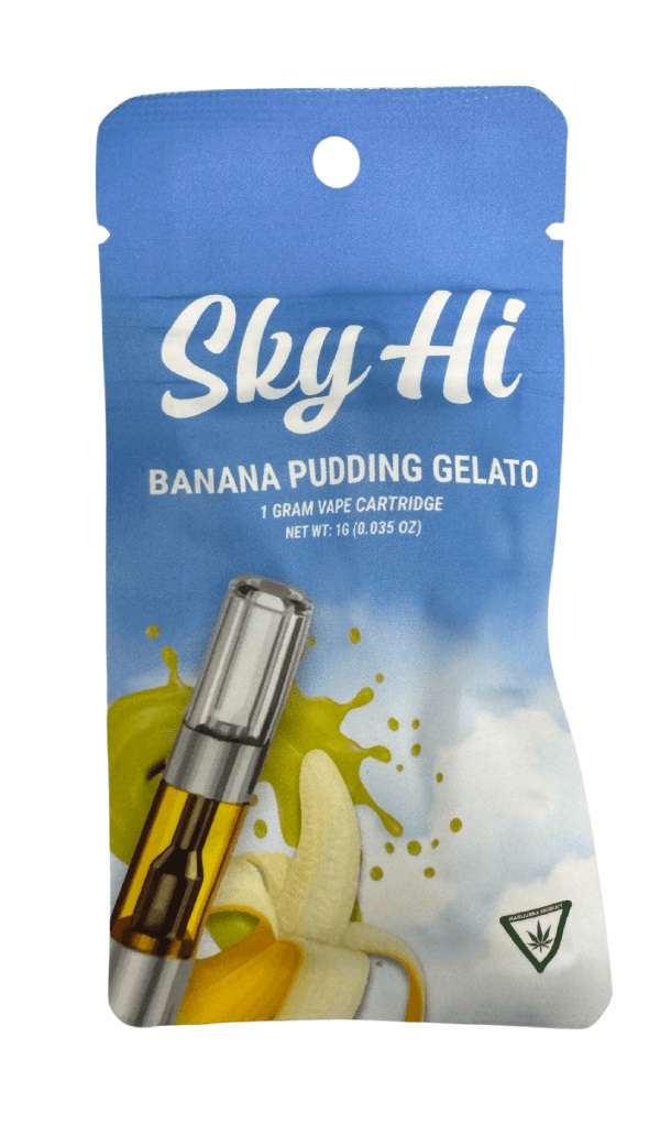 Photograph of product: Sky Hi - 1G 510 Cart - Banana Pudding Gelato