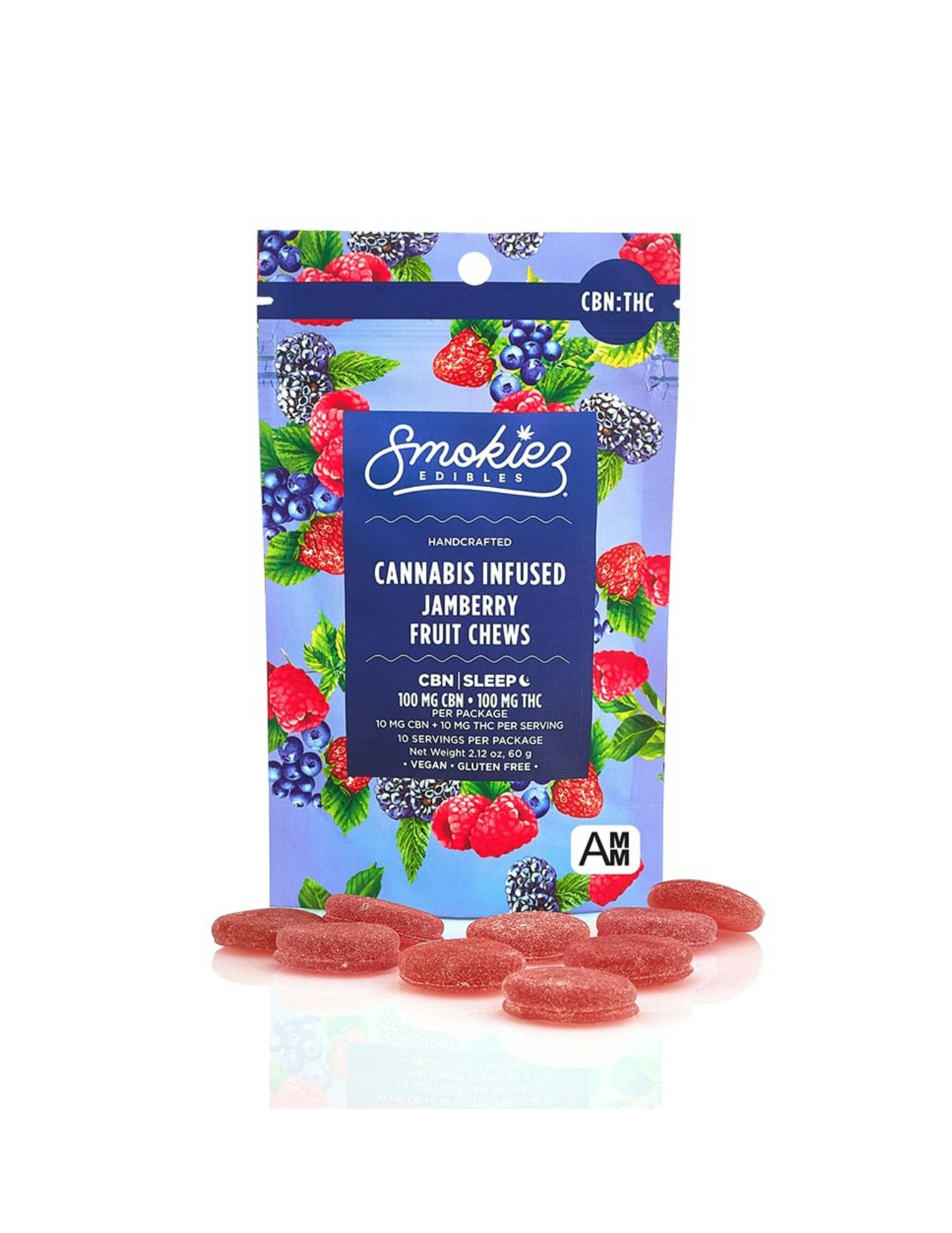 Photograph of product: Smokiez|Jamberry CBN|100mg