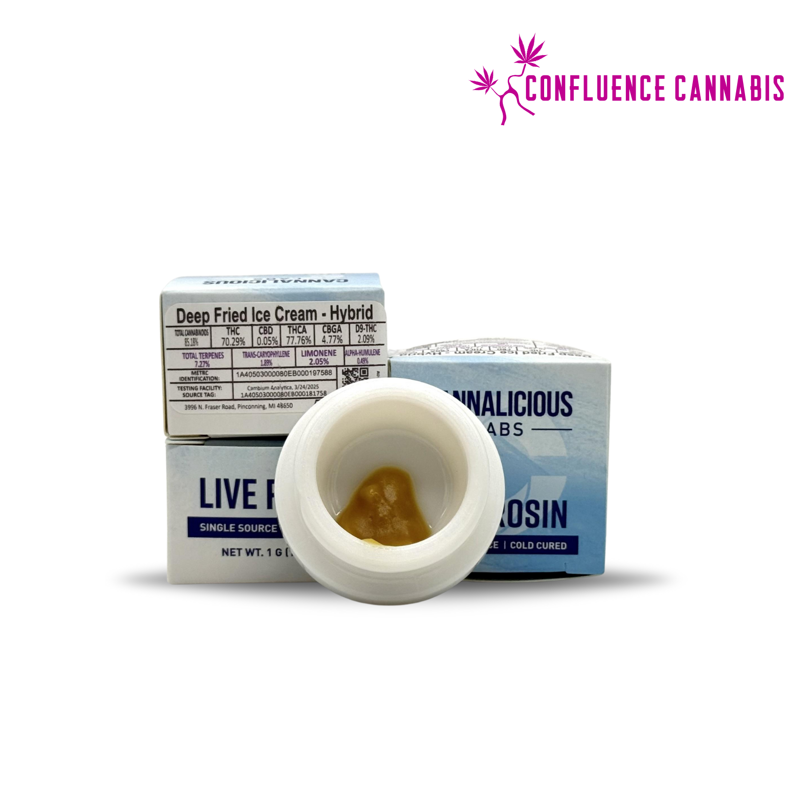 Photograph of product: Deep Fried Ice Cream Live Rosin