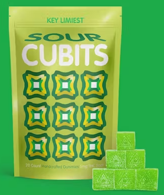 Photograph of product: CUBITS - Sour Key Limiest Edibles 5mg 20 pack [H]