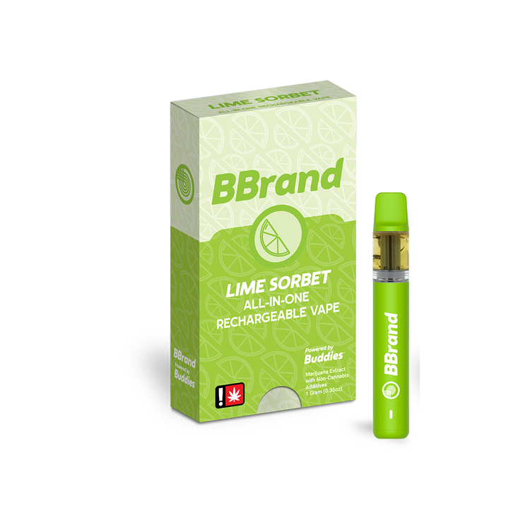 Photograph of product: Buddies Flavored AIO Lime Sorbet Cart