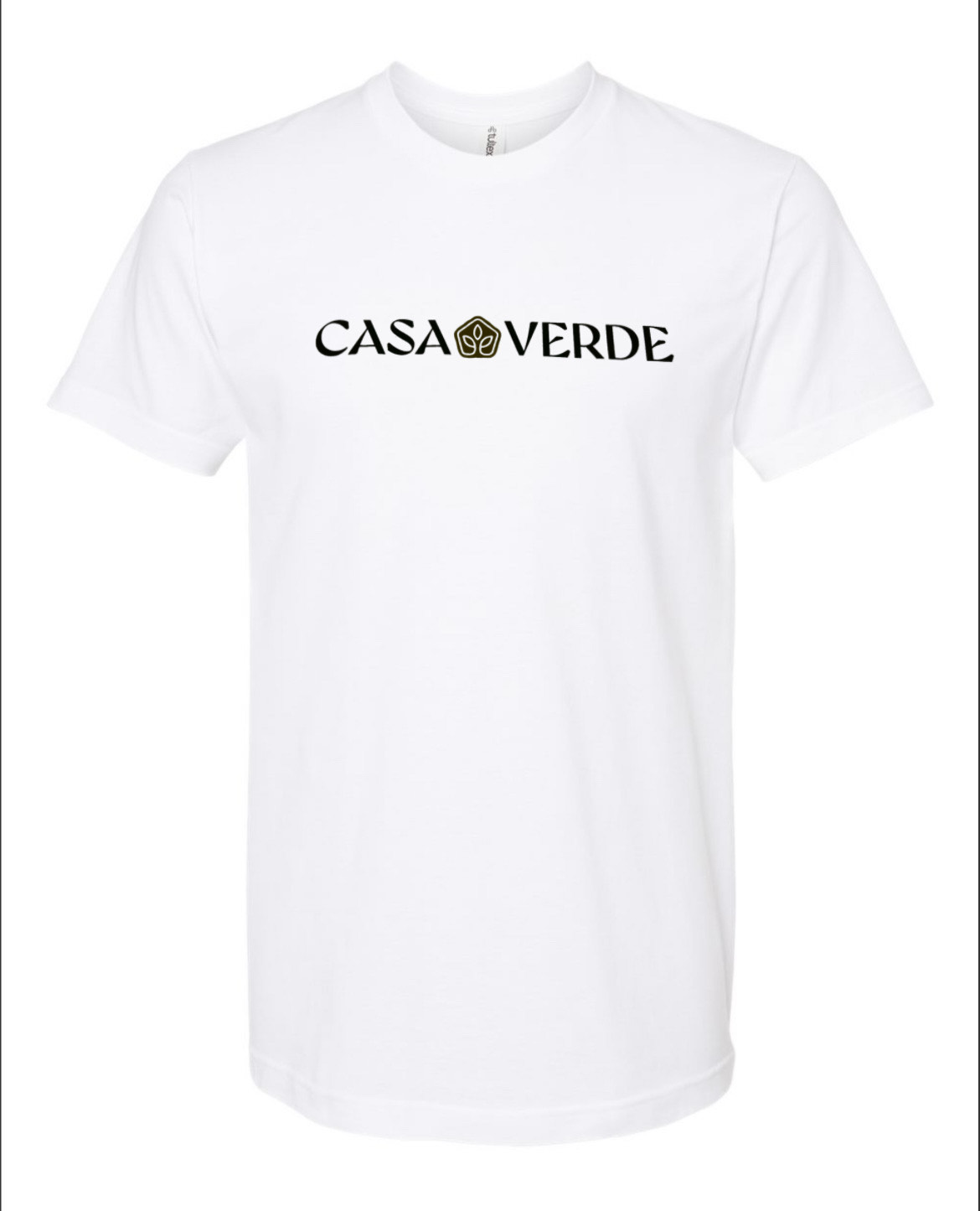 Photograph of product: Casa Verde Men's Cut T-Shirt White