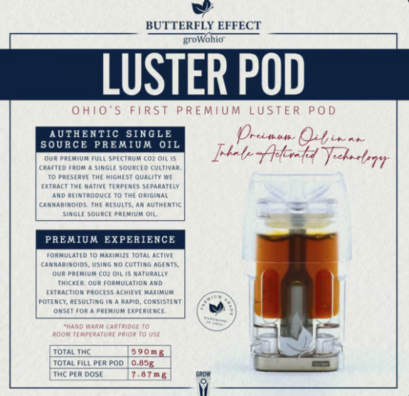 Photograph of product: Triple Chocolate Chip | Luster Pod | 0.85g