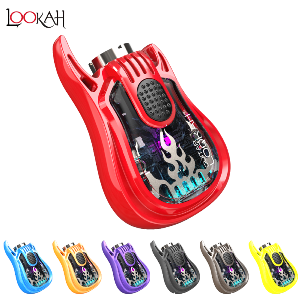 Photograph of product: Battery | Guitar | Lookah | 510 thread | Assorted Colors