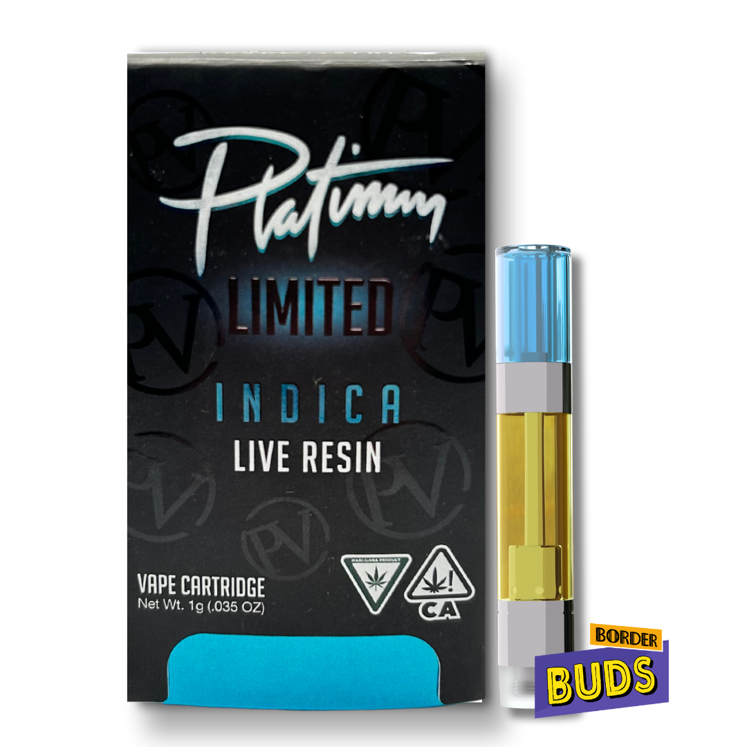 Photograph of product: Blackberry Kush | Platinum Vape | 1g | Live Resin Cartridge