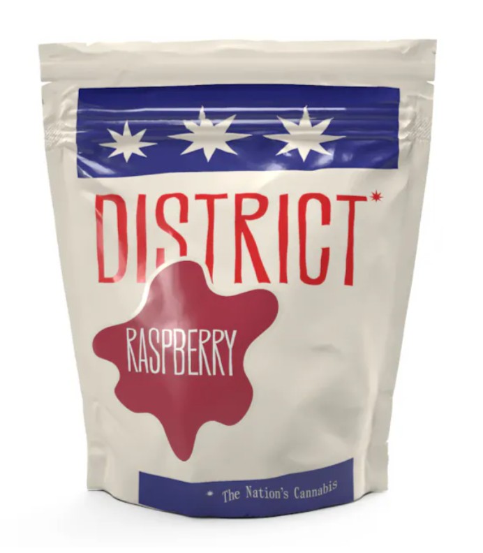 Photograph of Product: NON-VEGAN Raspberry 12.5mg THC 10-pk Troche