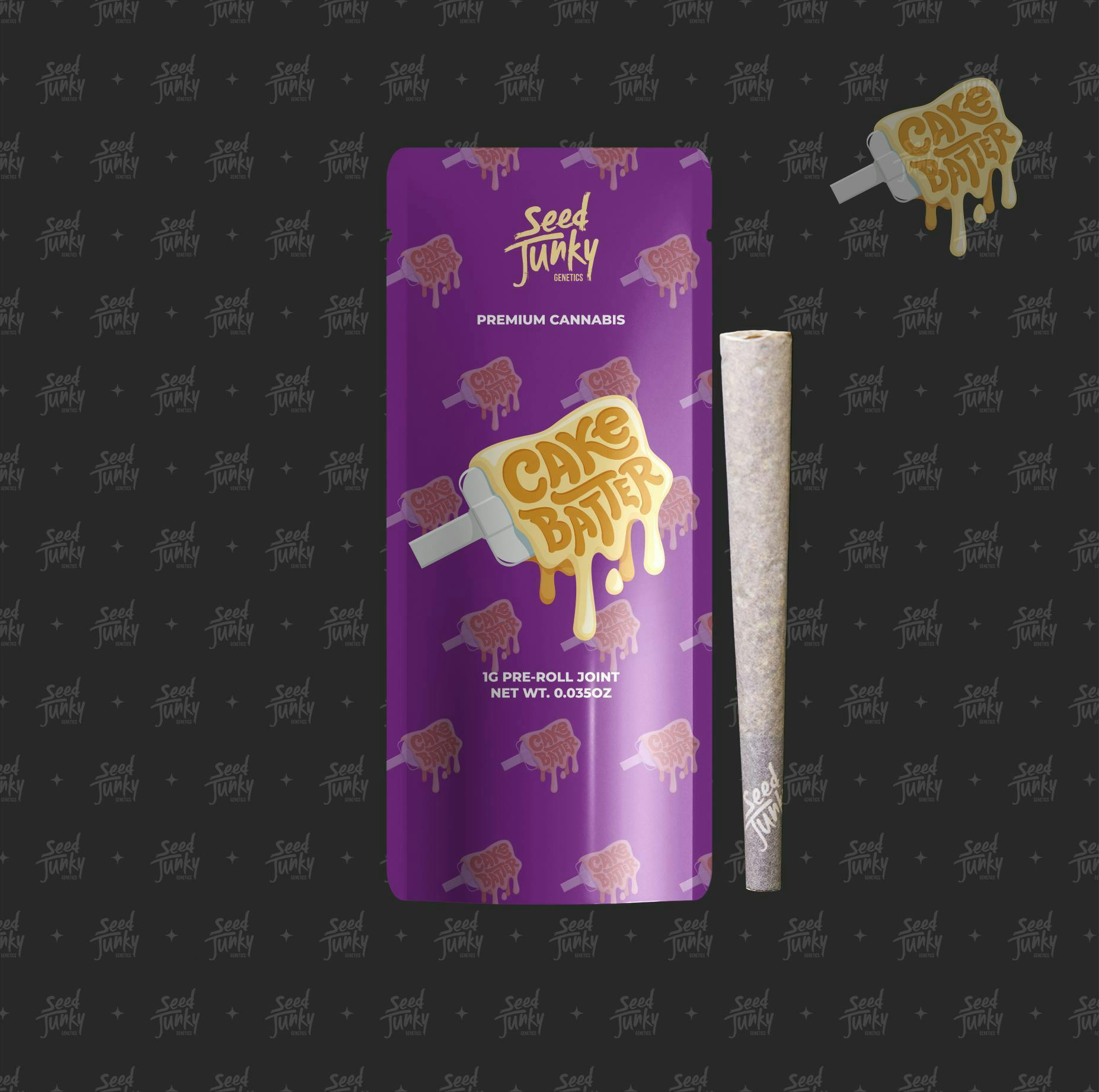 Photograph of product: Cake Batter | 1g Pre-roll