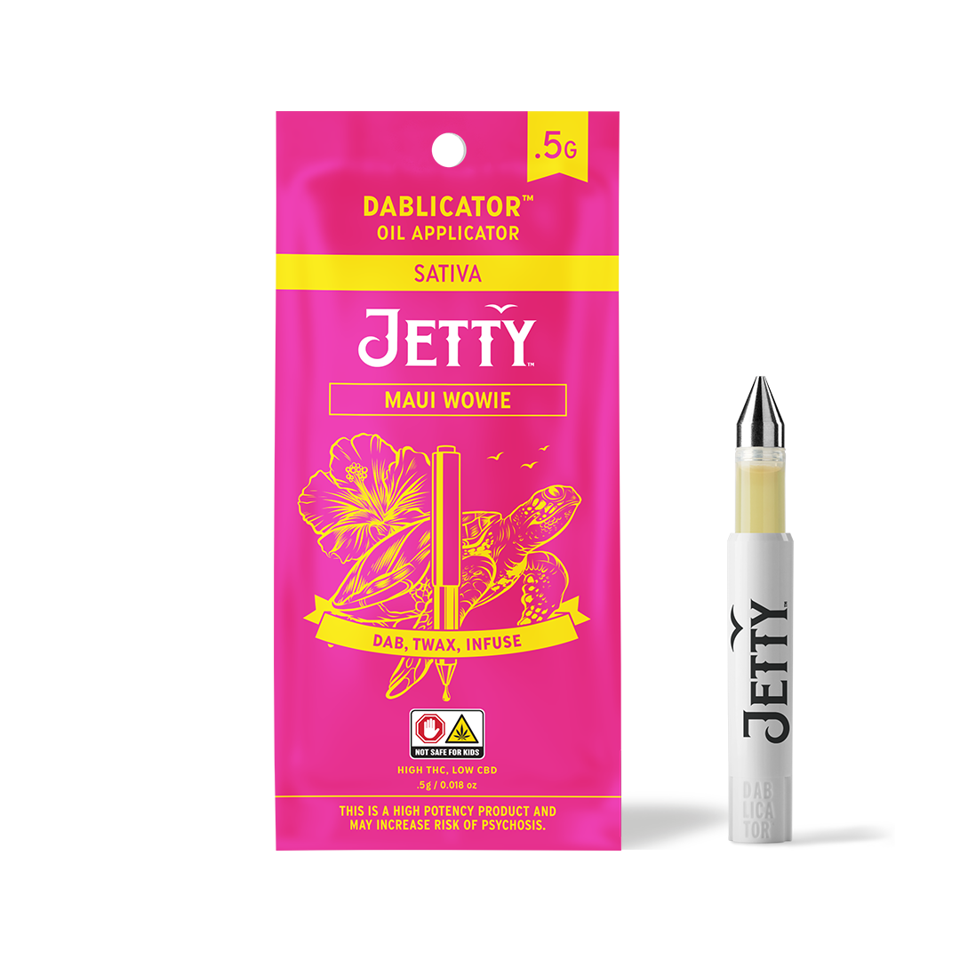 Photograph of product: Jetty - Maui Wowie - 0.5g High TH-oui Dablicator