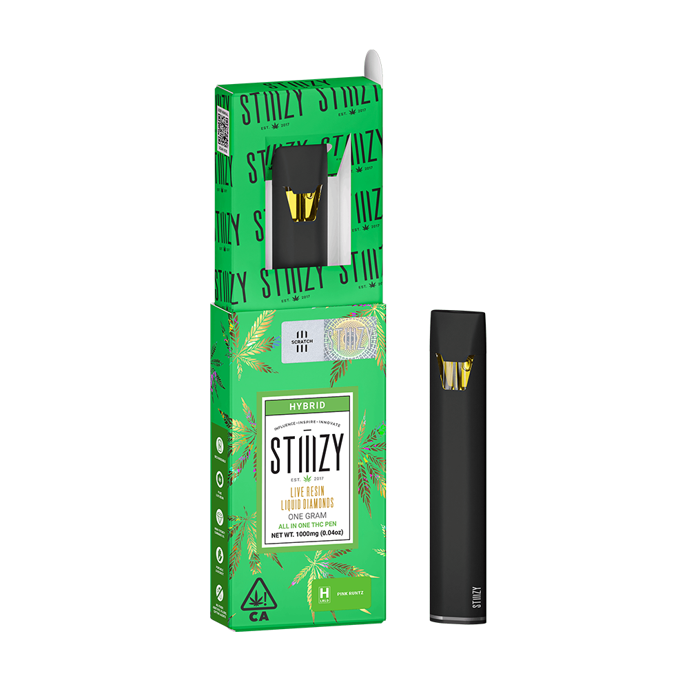 Photograph of product: PINK RUNTZ 1G LIVE RESIN LIQUID DIAMOND ALL IN ONE