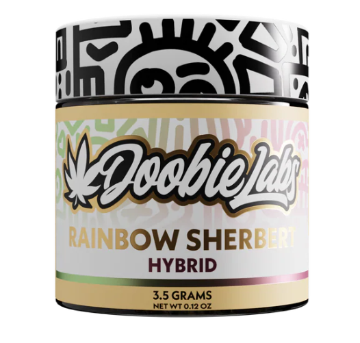 Photograph of product: F38 | Doobie Labs | Rainbow Sherbert | Flower - 3.5g